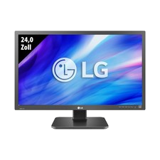 LG 24MB65PM-B 24 Zoll Monitor 1920x1200 WUXGA IPS 5ms Schwarz Bildschirm