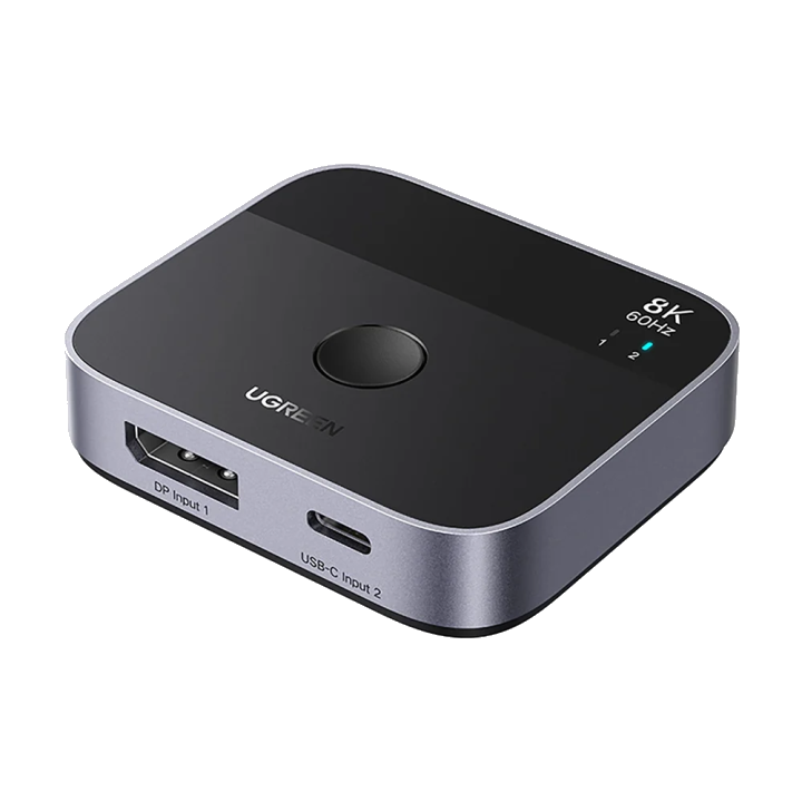 Switch Video DisplayPort / USB-C UGREEN 65878, Schwarz