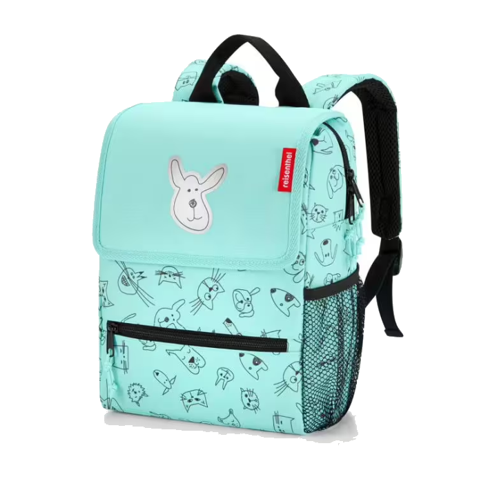 Reisenthel Kids Rucksack Backpack cats and dogs mint