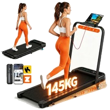Laufband für Zuhause mit Steigung APP Elektrisch Klappbar Walking Pad bis 145kg