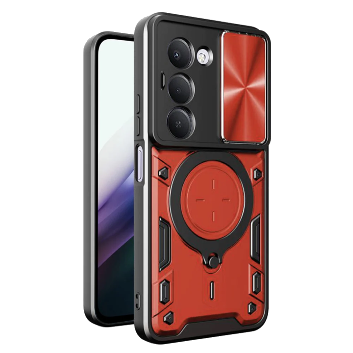 Hülle für Xiaomi Redmi 15 5G / 15 4G, Techsuit, CamGuard Pro, Rot