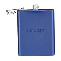 Flachmann Hunter, 200 ml, blau