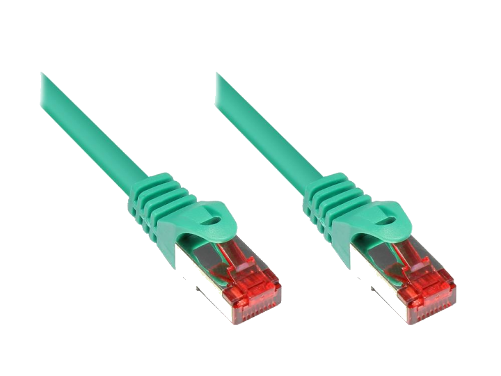 Good Connections Cat.6 Patchkabel S/FTP grün 0,15m