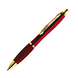 LANCE® Metall-Kugelschreiber Chicago, blaue Mine, gold,rot