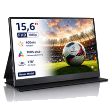 2026 Portable Monitor, 15,6 Zoll Tragbarer Mobiler IPS Bildschirm FHD 1920*1080