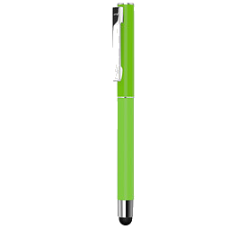 uma® Metall-Rollerball Straight, schwarze Mine, hellgrün