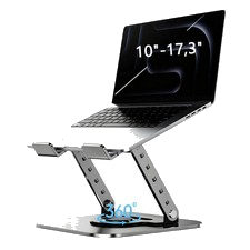 ✅ Laptop Ständer Höhenverstellbar Faltbar Ergonomisch Aluminium Notebook Stand