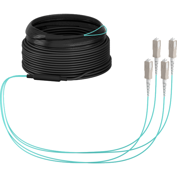 Trunkkabel U-DQ(ZN)BH OM3 4G (1x4) SC-SC, 20m Dca LSZH