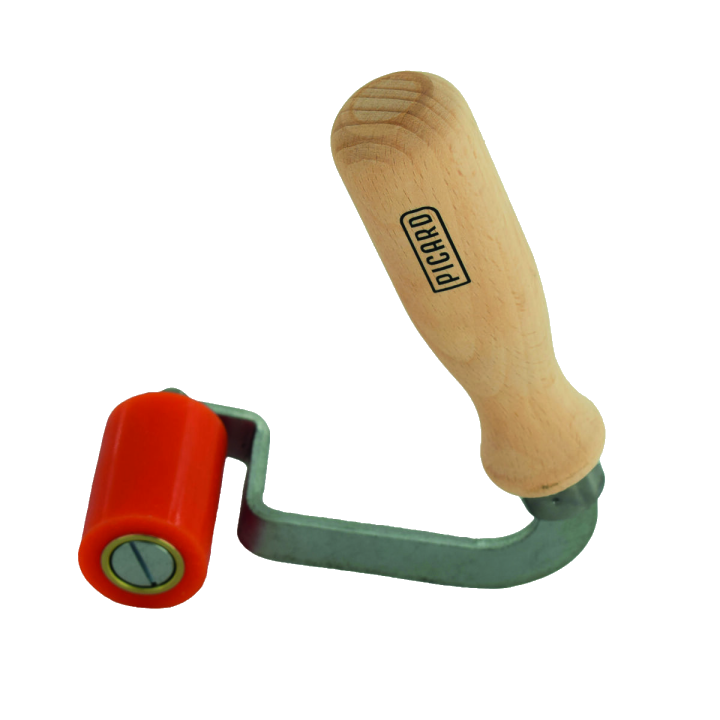 PICARD Andrückrolle aus Silikon 45 mm abgewinkelt & ergonomisch für Überlappschweißungen Nr. 75087