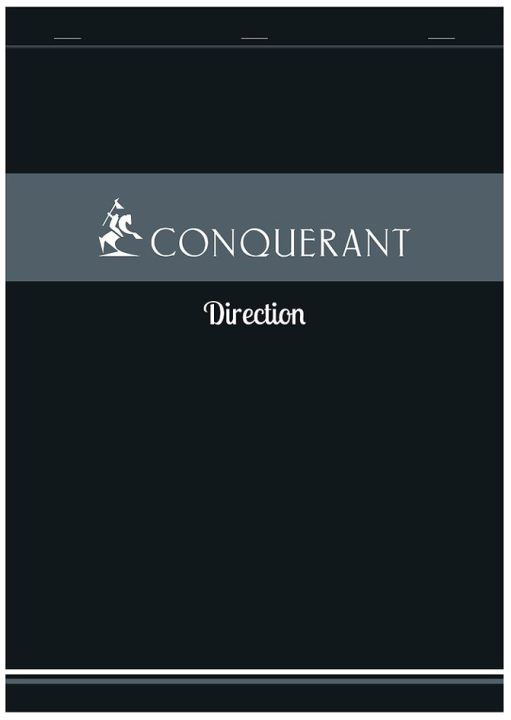 CONQUERANT SEPT Notizblock Direction, mit Klammerheftung