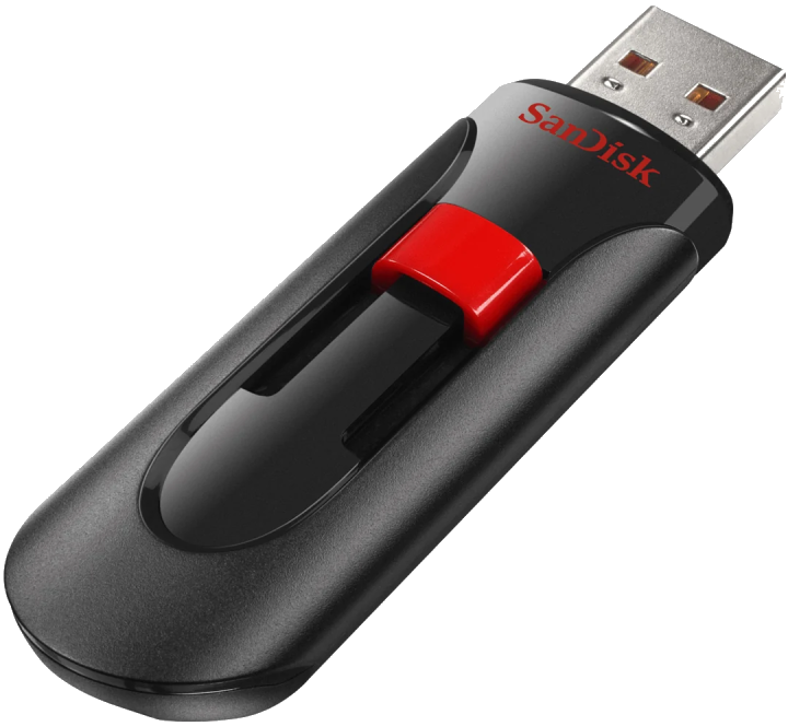 Externer USB-A Speicher SanDisk Cruzer Glide, 64Gb SDCZ60-064G-B35
