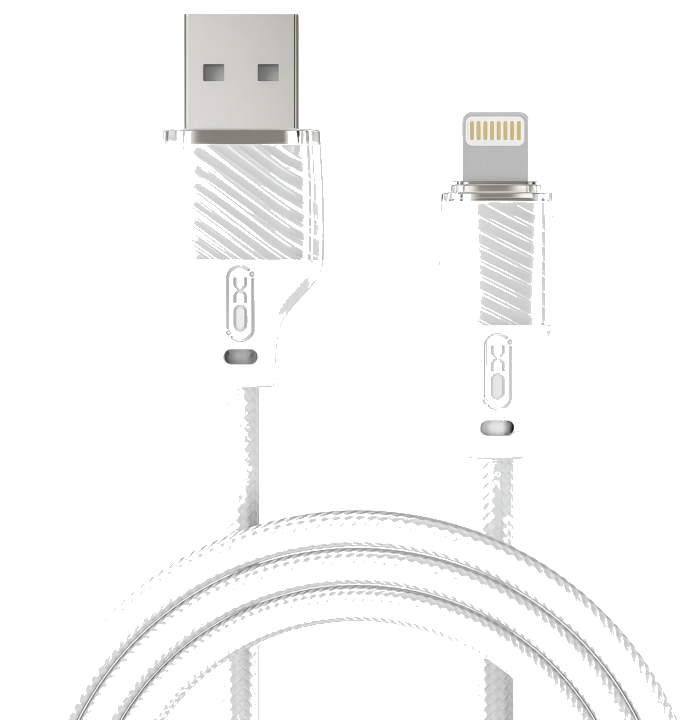 Daten- und Ladekabel USB-A - Lightning XO Design NB291, 18W, 1m, Weiß