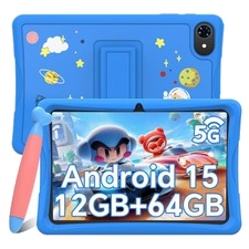 K10 Kids Kinder Tablet 10.1 Zoll Android 16 12GB+64GB WiFi 6 5000mAh