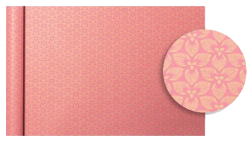 Clairefontaine Geschenkpapier , Tiny Rolls Blumen rosa,