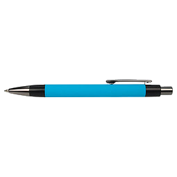 PENKO® Metall-Kugelschreiber Serio, blaue Mine, hellblau