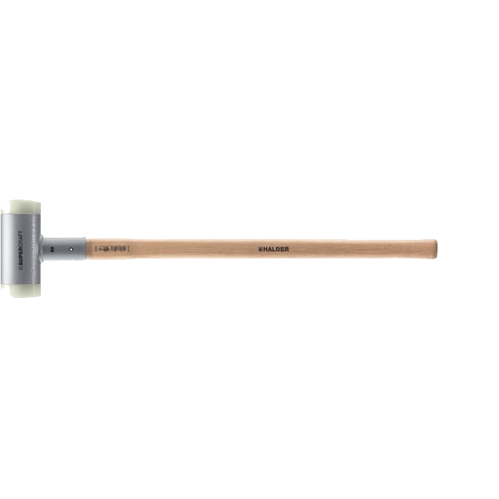 HALDER SUPERCRAFT Vorschlaghammer Ø 80 mm rückschlagfrei mit Hickorystiel 4,4 kg