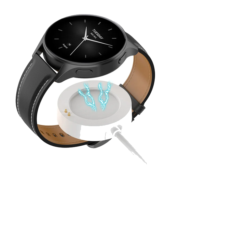 Ladekabel Techsuit TXC5 für Xiaomi Watch Series, USB-A, Weiß