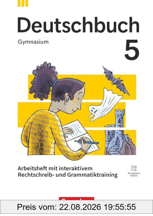 Deutschbuch Gymnasium 5. Schuljahr - Zu allen Ausgaben 2026 - Arbeitsheft mit interaktivem Rechtschreib-/Grammatiktraining