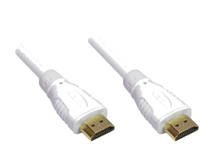 Good Connections HDMI 1.4b Kabel weiß 0,5m