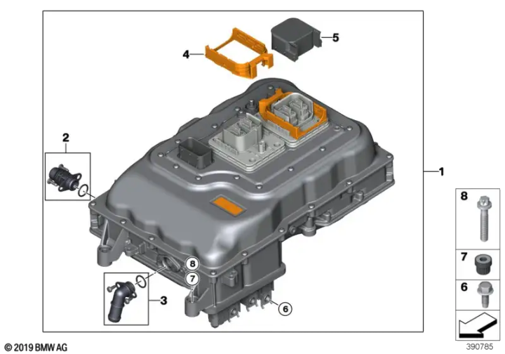 BMW E-Maschinen-Elektronik 12365A6FF00 - Bildposition 01