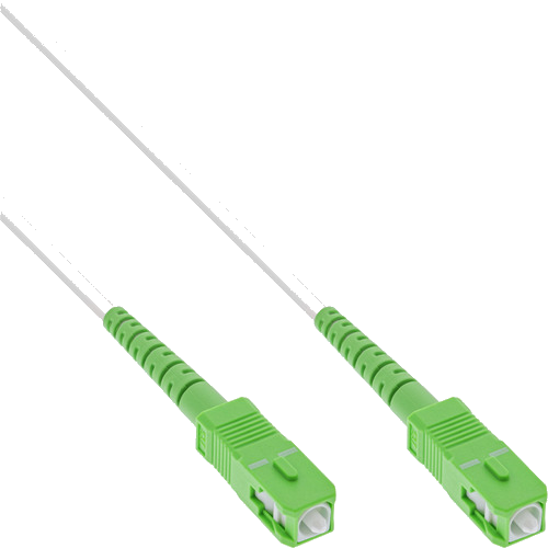 InLine® LWL Simplex Kabel, FTTH, SC/APC 8� zu SC/APC 8�, 9/125µm, OS2, 5m