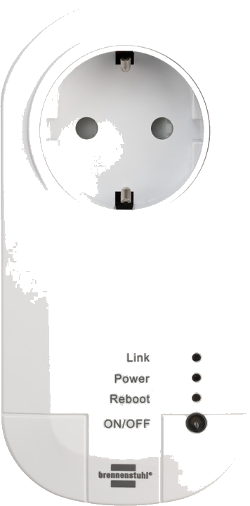 Stekkerdoos Brennenstuhl WIFI Connect 3600W wit