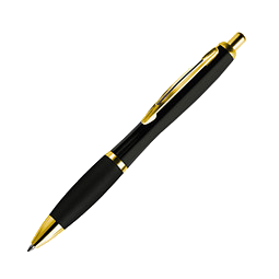 LANCE® Metall-Kugelschreiber Chicago, blaue Mine, gold,schwarz