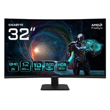 Gigabyte GS32QCA LED-Monitor Curved 32" 2560x1440 Pixel QHD 1ms VA HDMI