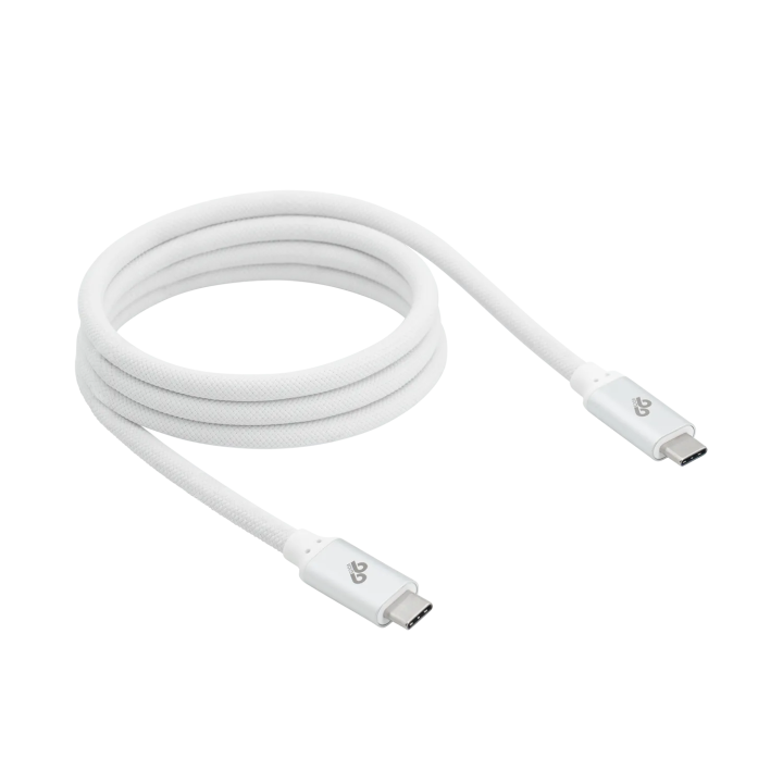 99VOLTS 240W 480 Mbit/s USB3.2 USB-C auf USB-C Kabel 2 m gewebt
