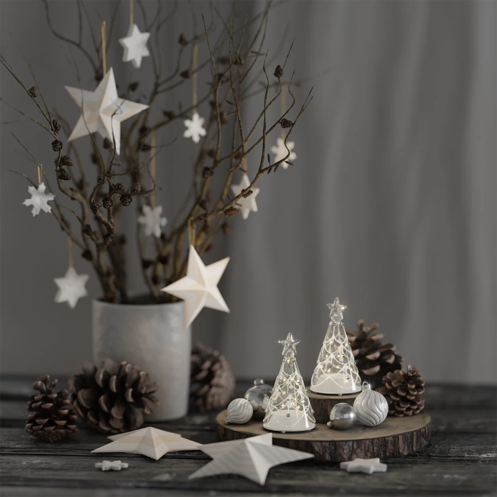Glas-Weihnachtsbaum (2 Stück)