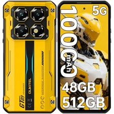 2026 OUKITEL WP60 Outdoor Handy 5G Smartphone 10000mAh 48GB+512GB 7.2" HD+ NFC