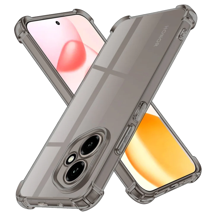 Hülle für Motorola Moto G67 Power / G57 Power, Techsuit, Shockproof Clear, Rauchfarben