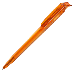 uma® Druckkugelschreiber Recycled PET-Pen, blaue Mine, orange