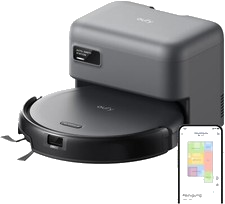 Eufy C10 Saugroboter Teppichreinigung Ultraflaches Design Automatische Entleerun