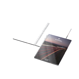 Geiger-Notes Notizbuch Bizz-Book A4-Plus Cover-Star Bestseller, inkl. Druck auf Einband, gloss