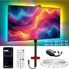 TV LED Hintergrundbeleuchtung mit Kamera für 55-75Zoll Fernseher & PC Musik Sync