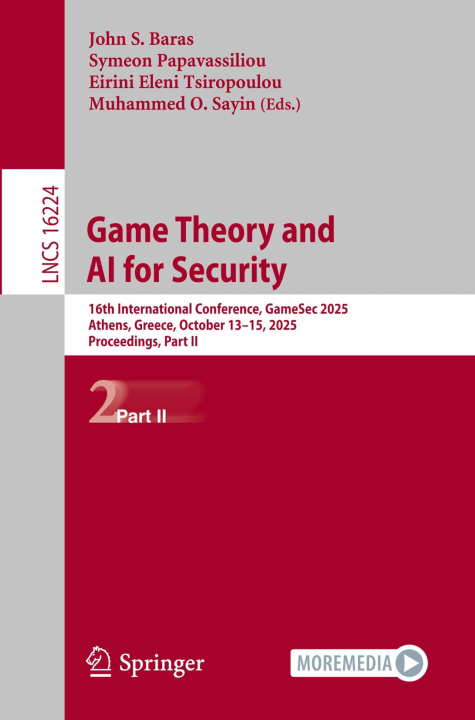 Game Theory and AI for Security