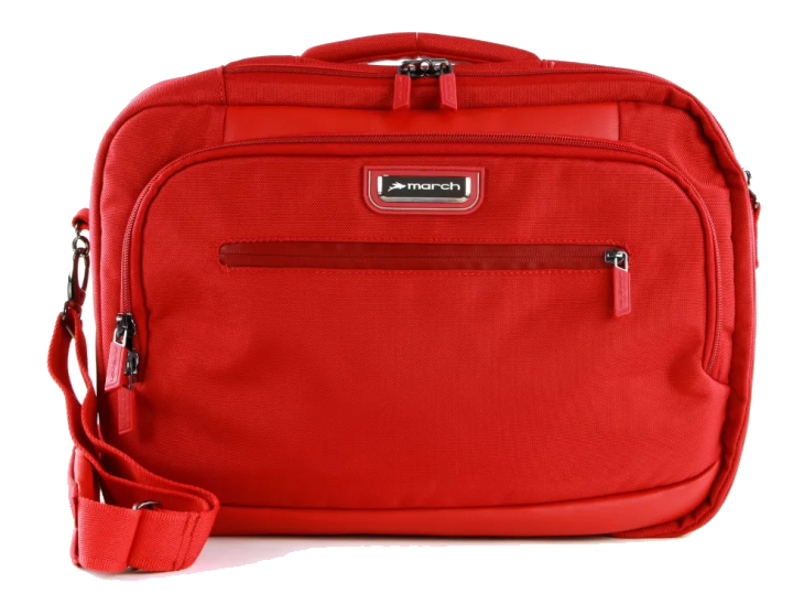 March bags take a'way Rucksack-Tasche mit Laptopfach 15 Zoll red