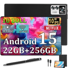 2026 22GB RAM 256GB ROM Android 15 Tablet Octa-Core 8000mAh Gaming Pad Gemini Ai