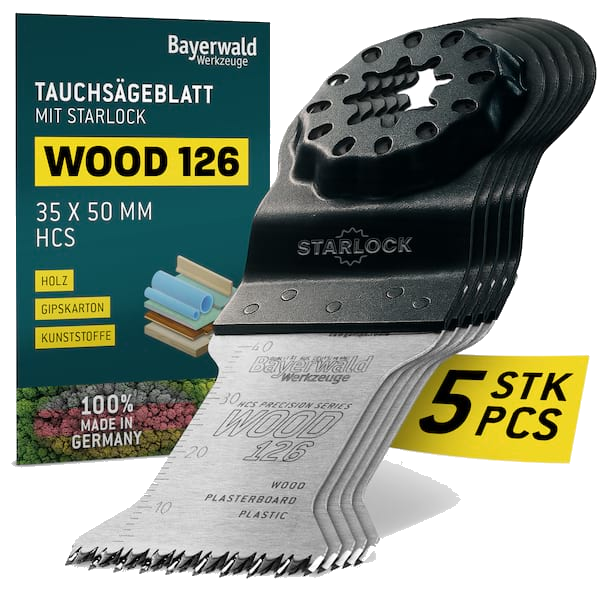 5x Bayerwald SL HCS Tauchsägeblatt 35x50mm