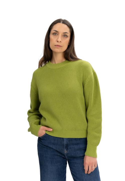 MELA Rippstrick Pullover Style ADAH aus 100% Bio-Baumwolle