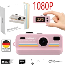 1080P FHD Keychain Kleine Kamera Mini Digitalkamera mit 11-Filtern 200 Megapixel