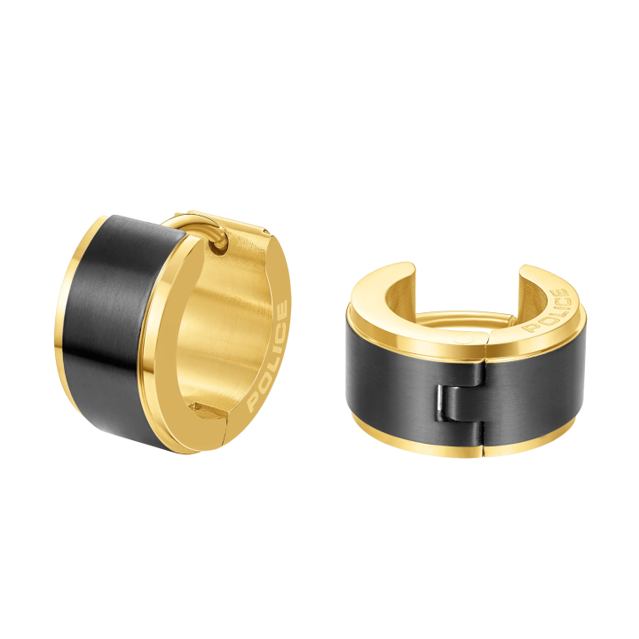 Police Unisex Ohrringe Studs Silber - Edelstahl Ohrstecker - Police Ohrring günstig online kaufen