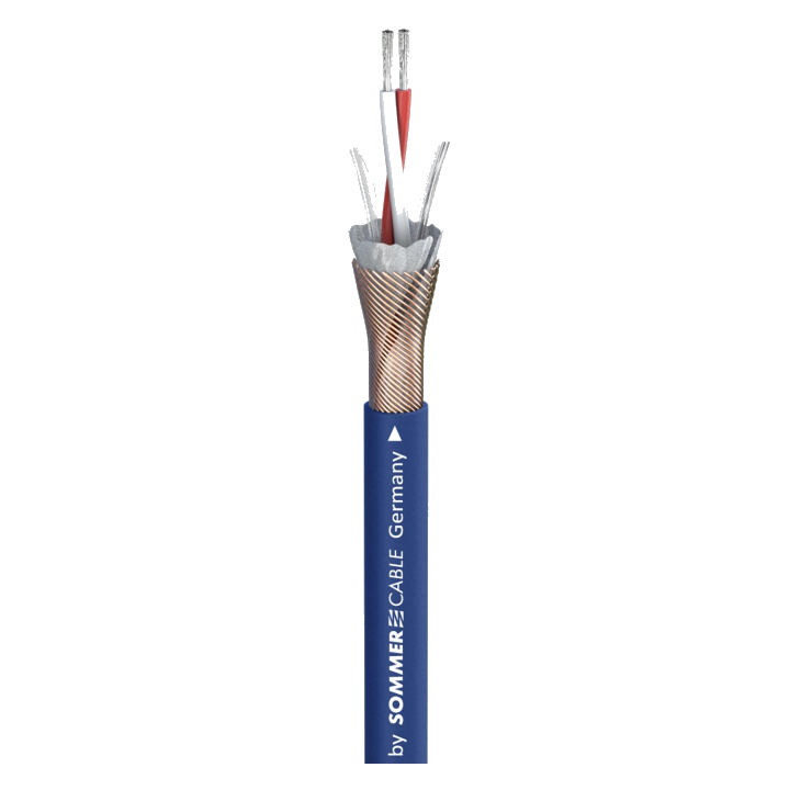 DMX SC-Semicolon 2 AES EBU; 2 x 0.22 mm²; FRNC Ø 5,00 mm; blau