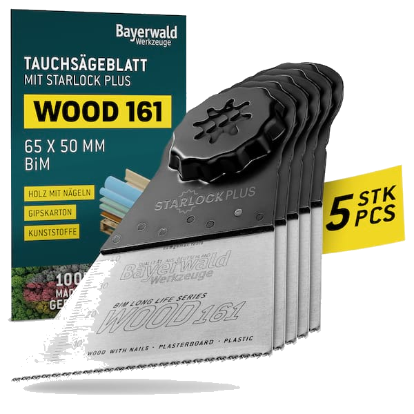 5x Bayerwald SLP BiM Tauchsägeblatt 65x50mm