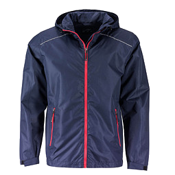 JAMES & NICHOLSON Herren Regenjacke Basic, Herren, dunkelblau, XL