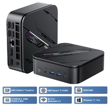 Blackview MP100 Pro MINI Computer Ryzen 5 7430U 16GB 512GB SSD Win 11PRO Mini PC