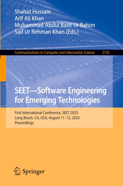 SEET-Software Engineering for Emerging Technologies