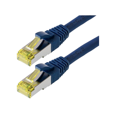 helos Patchkabel Cat.6a GHMT AWG 26/7 blau 1,5m
