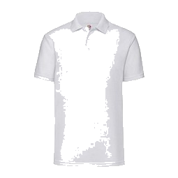 FRUIT OF THE LOOM® Unisex Poloshirt Pique, weiß, M